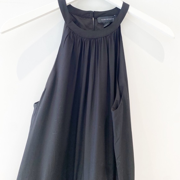 𝅺BNWT Club Monaco Halter Cotton Romper - Picture 14 of 16